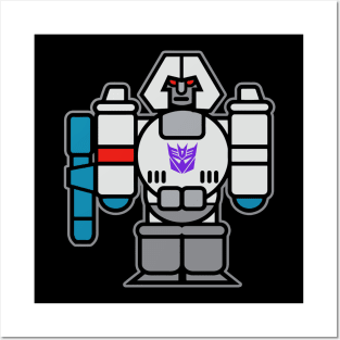 Transformers GEN 1 - chibi style -  Megatron Posters and Art